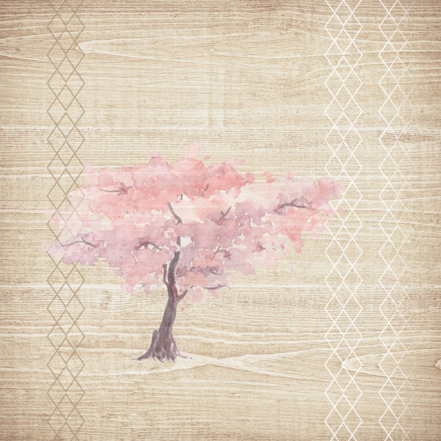 Fototapety na míru, Strom, dřevo, geometrický vzor, 5007, My Dream, Vavex